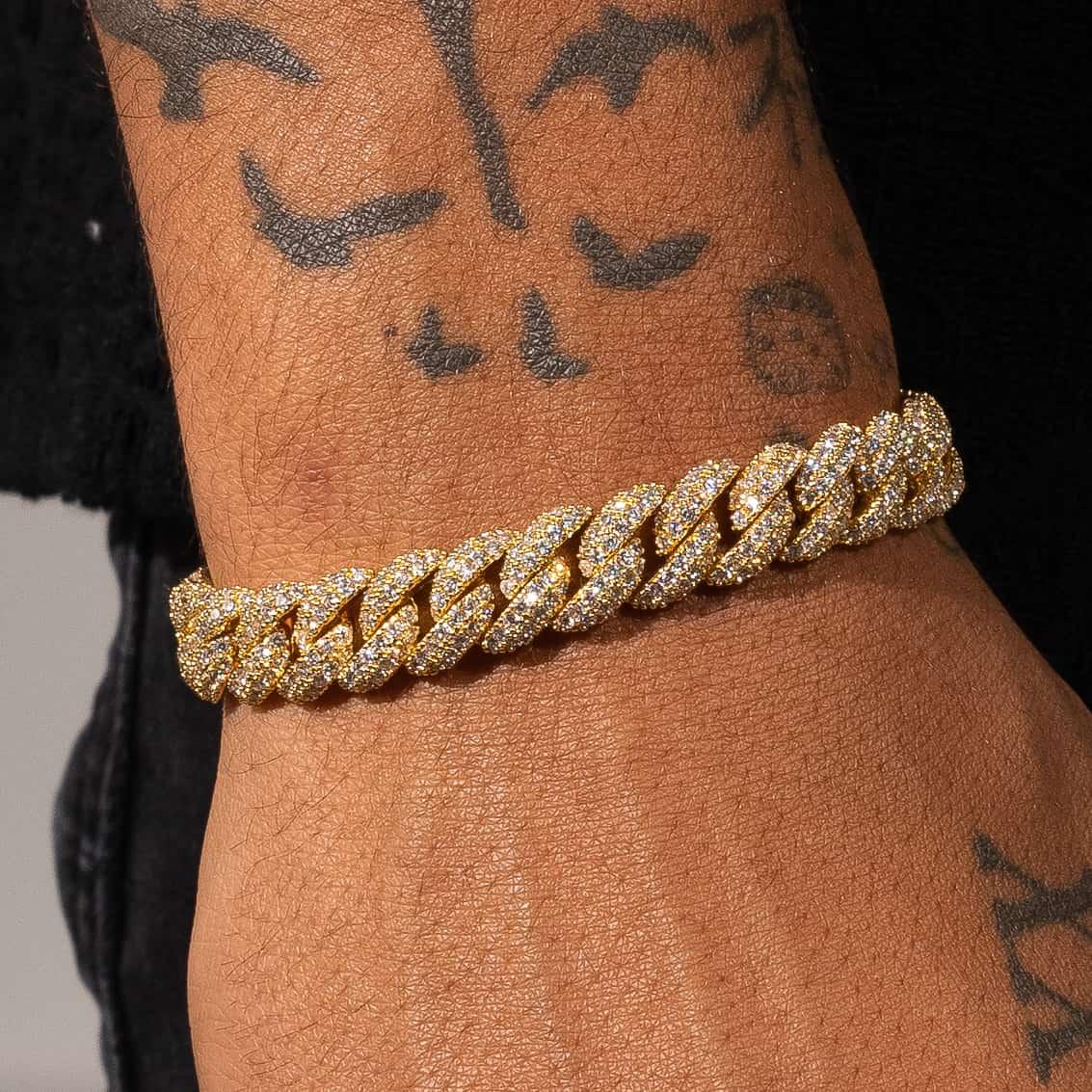 Seralyn™ 9mm Iced Cuban Link Bracelet