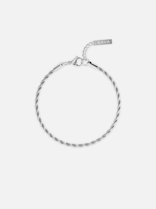 Seralyn™ ROPE BRACELET 3MM | Silver