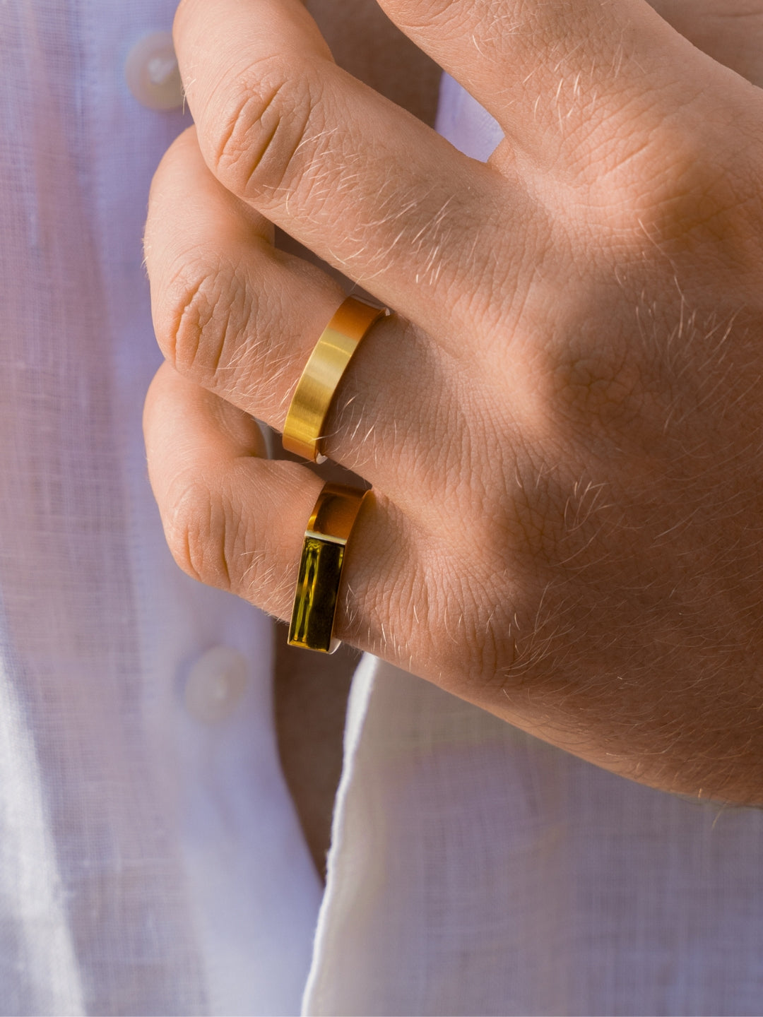 Seralyn™ UNISIZE TROPEZ RING | 18K Gold