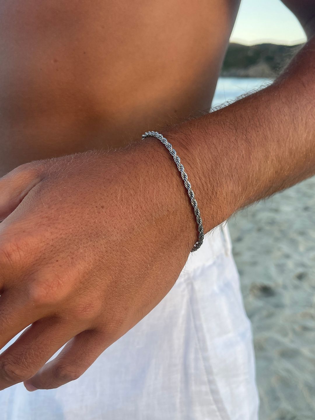 Seralyn™ ROPE BRACELET 3MM | Silver