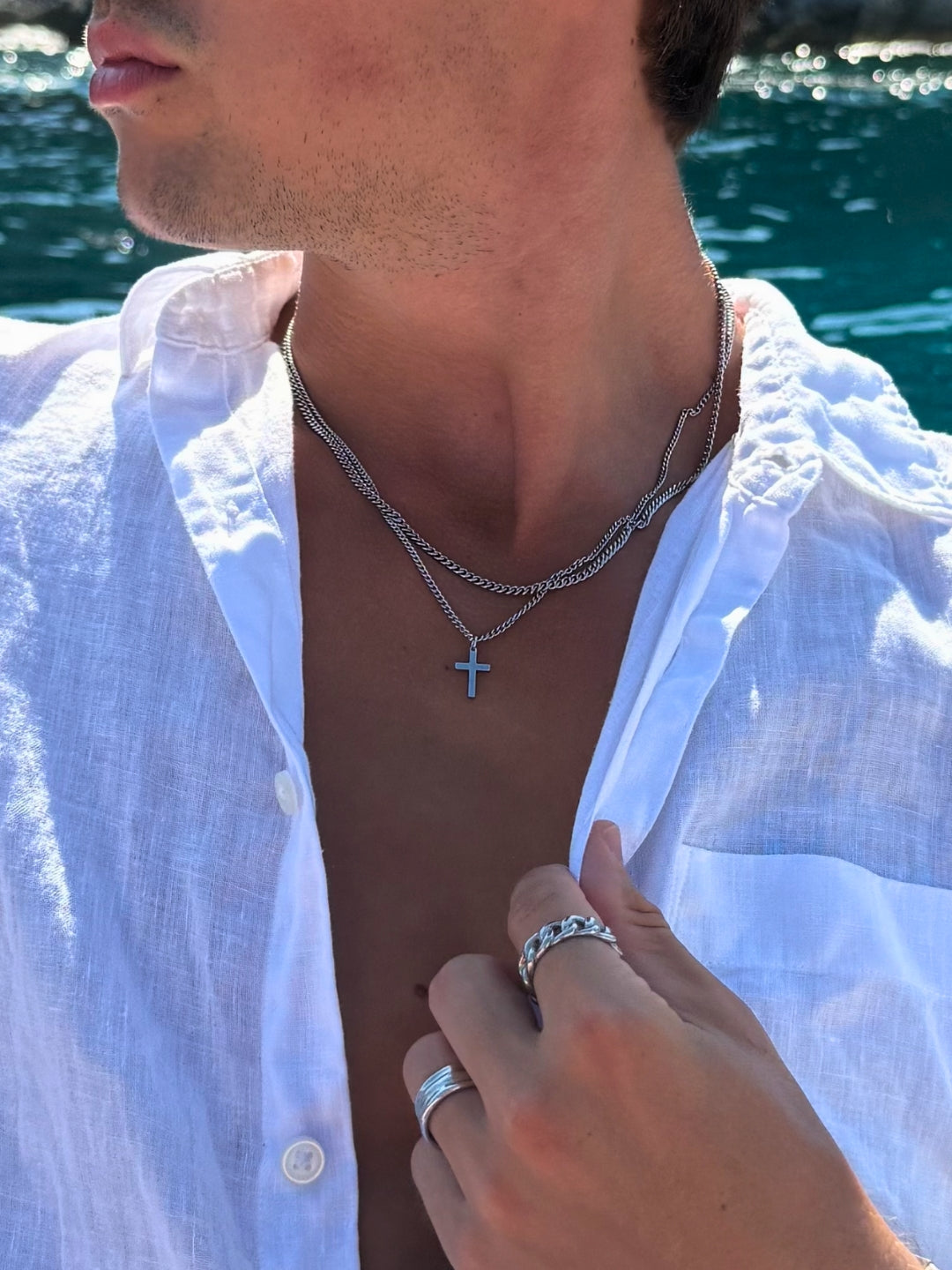 Seralyn™ CUBAN CHAIN 3MM | Silver