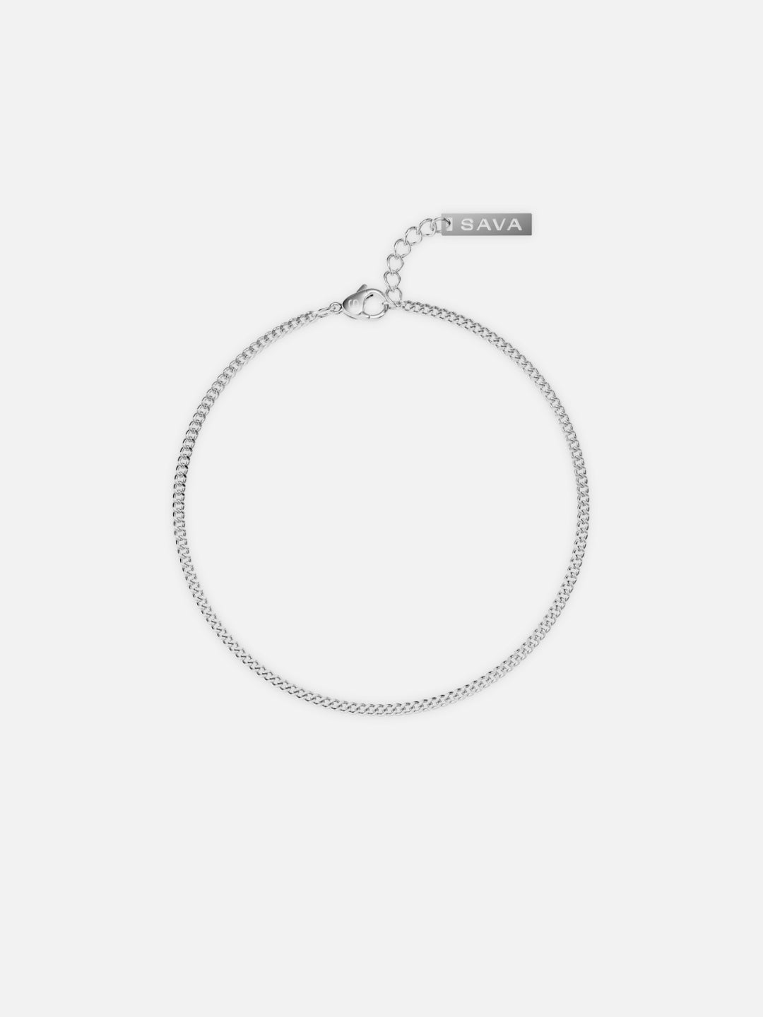 Seralyn™ CUBAN BRACELET 1.8MM | Silver