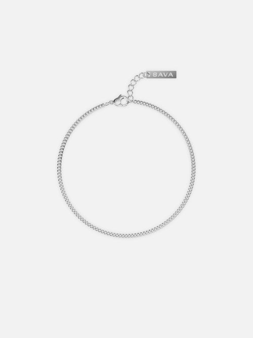 Seralyn™ CUBAN BRACELET 1.8MM | Silver
