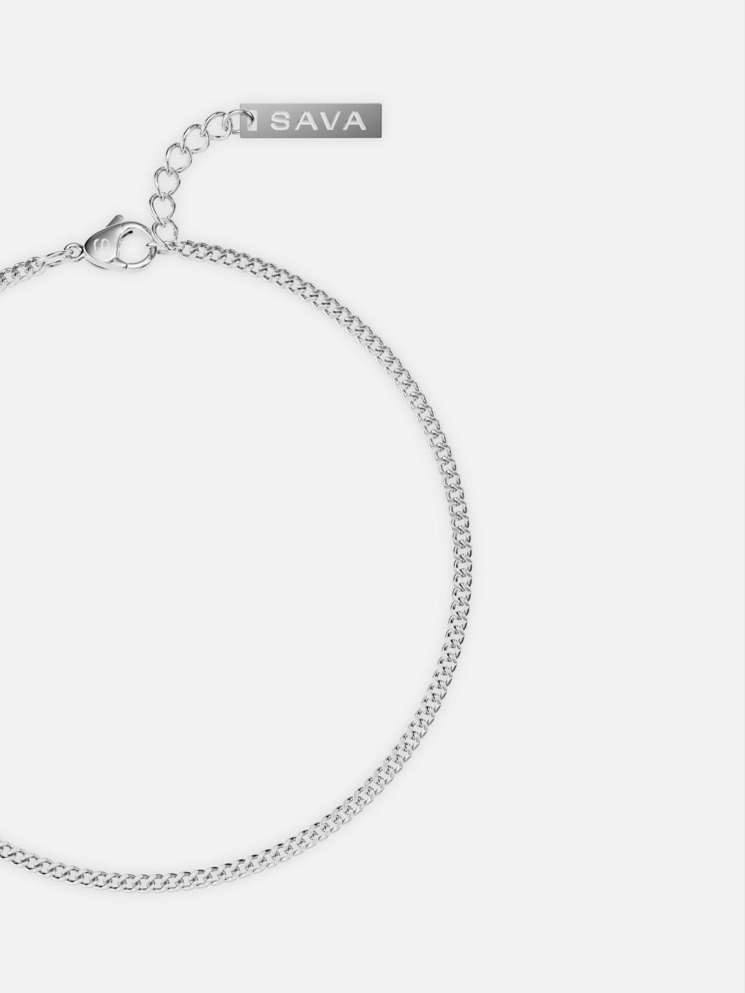 Seralyn™ CUBAN BRACELET 1.8MM | Silver