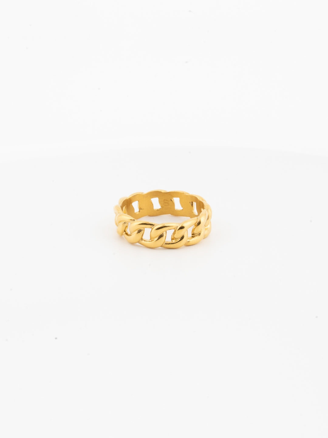 Seralyn™ CUBAN RING | 18K Gold