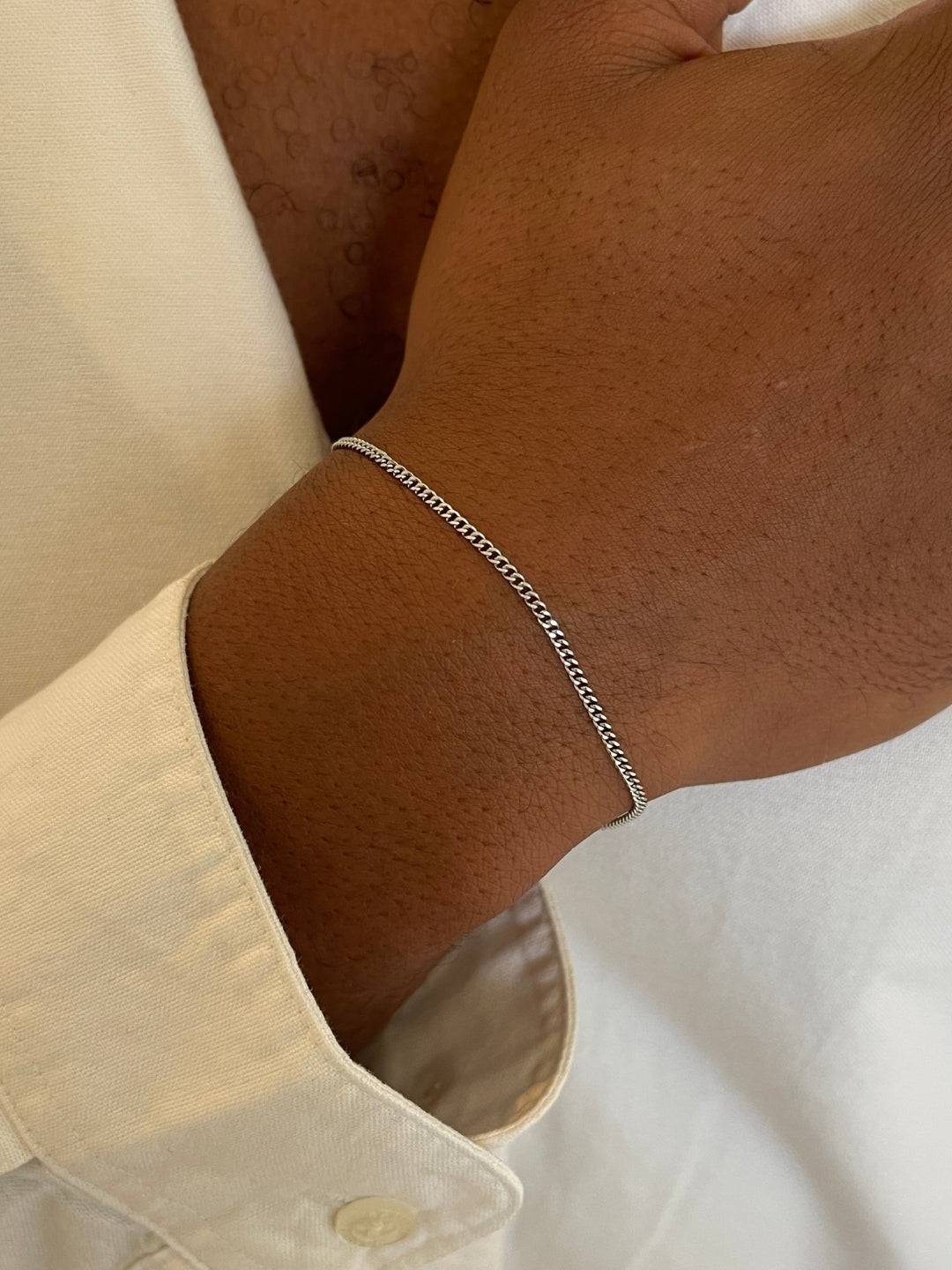 Seralyn™ CUBAN BRACELET 1.8MM | Silver