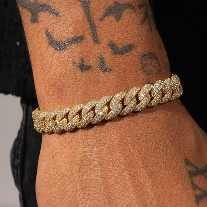 Seralyn™ 9mm Iced Cuban Link Bracelet