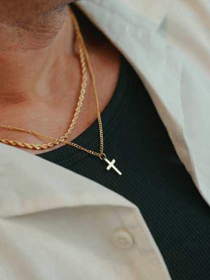 Seralyn™ CROSS CHAIN | 18K Gold