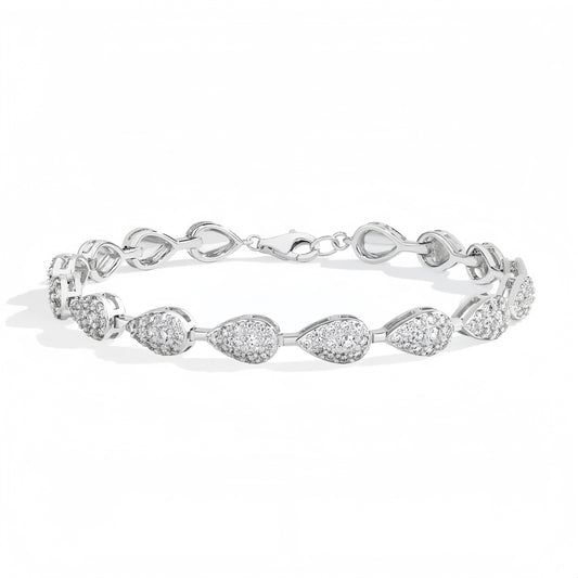 Seralyn™ Moissanite Tear Drop Bracelet